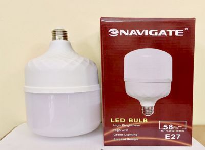 Đèn led bulb trụ nhựa 28w, 38w, 48w, 58w Navigate